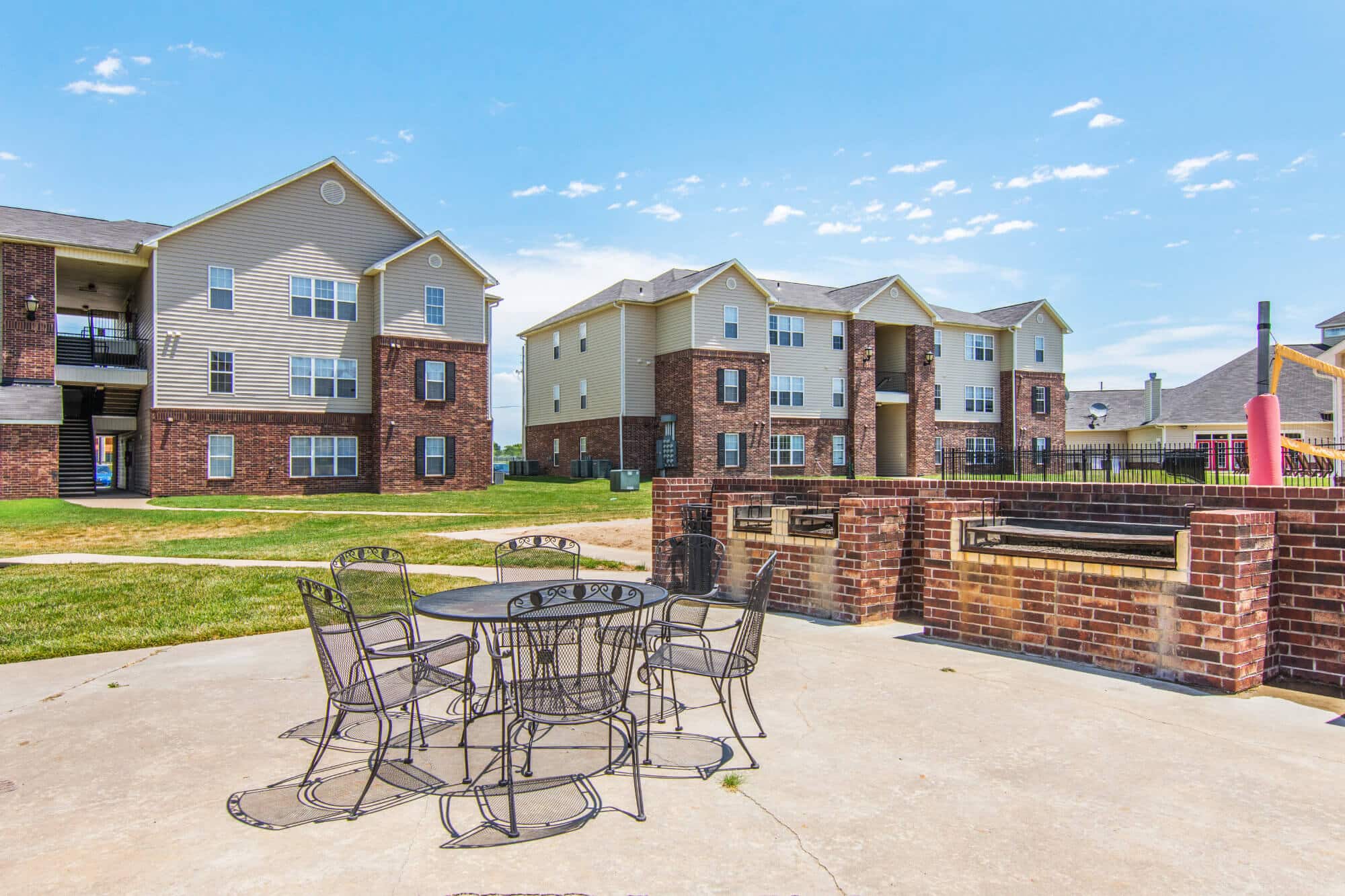 2909 oliver off campus apartments near wichita state university grilling area community building