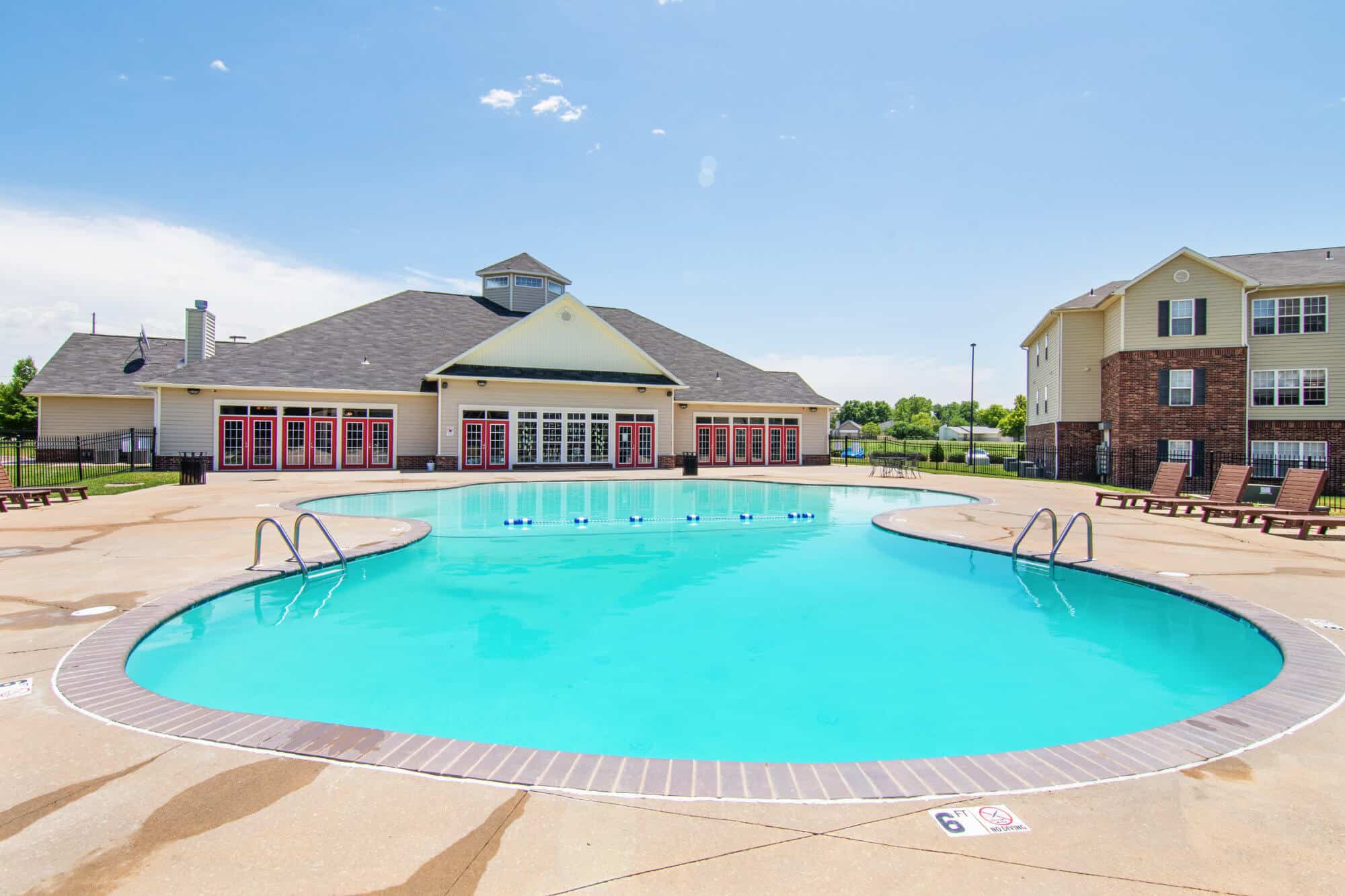 2909 oliver off campus apartments near wichita state university sparkling swimming pool